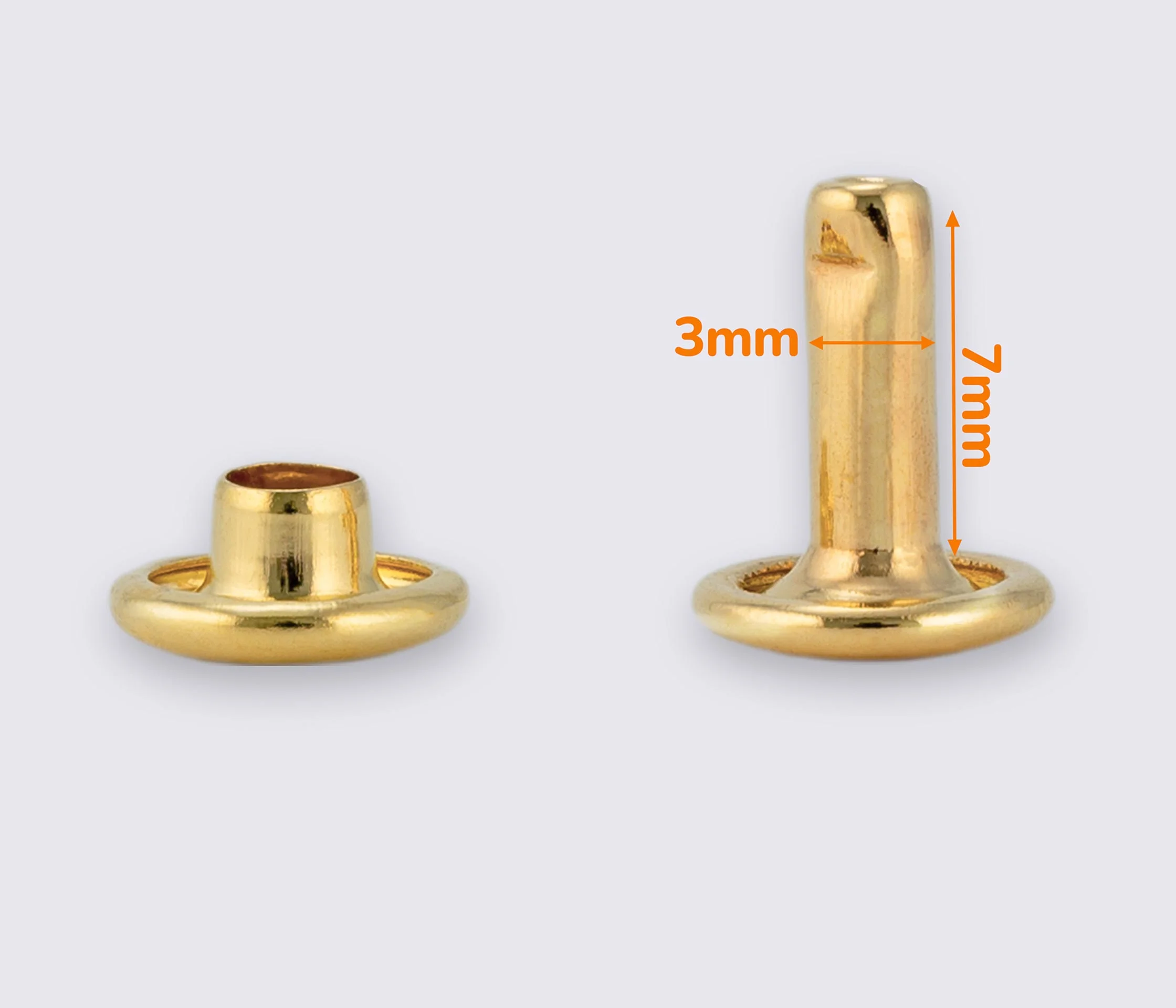 Хольнитены металлические 7*7 (20шт) MD-0143