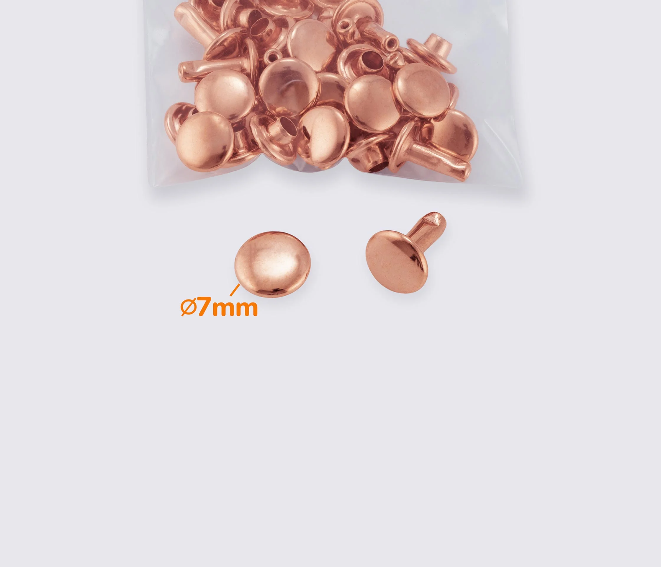 Хольнитены металлические 7*7 (20шт) MD-0143
