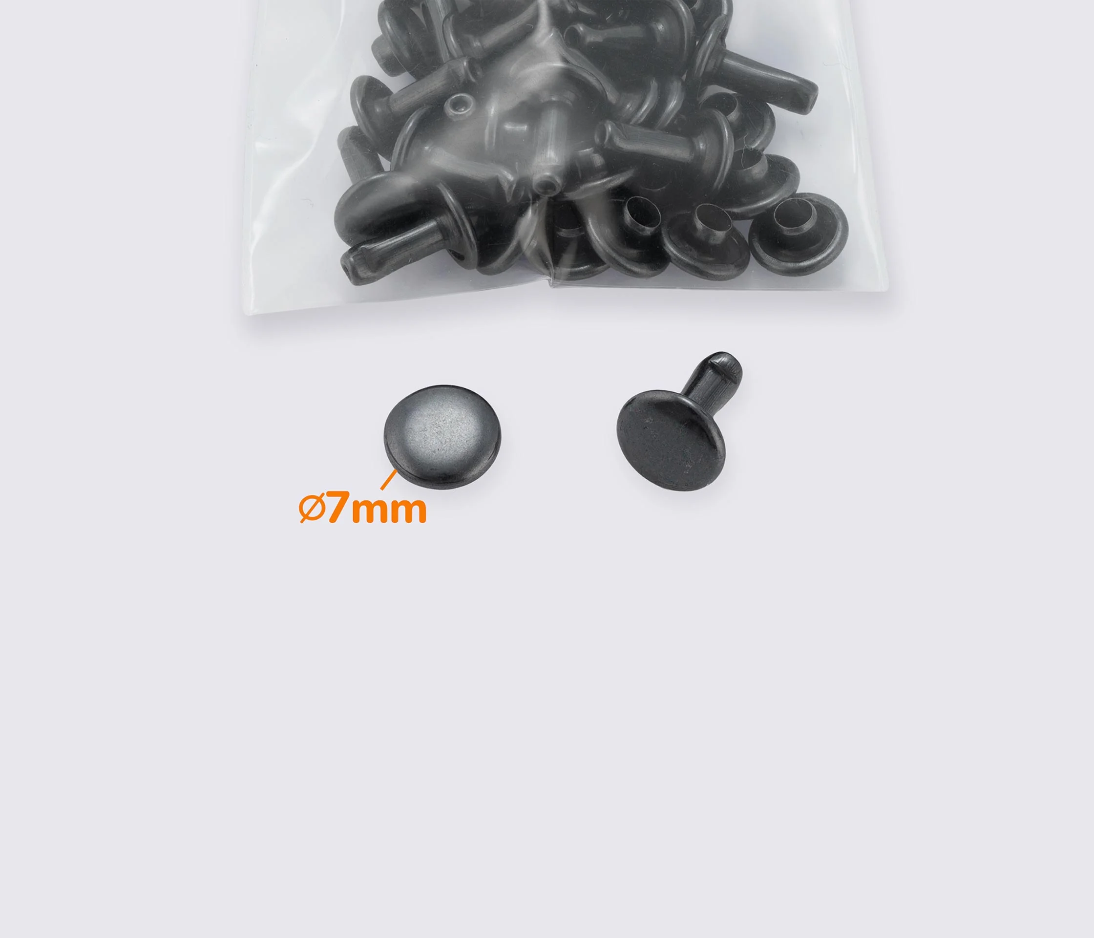 Хольнитены металлические 7*7 (20шт) MD-0143