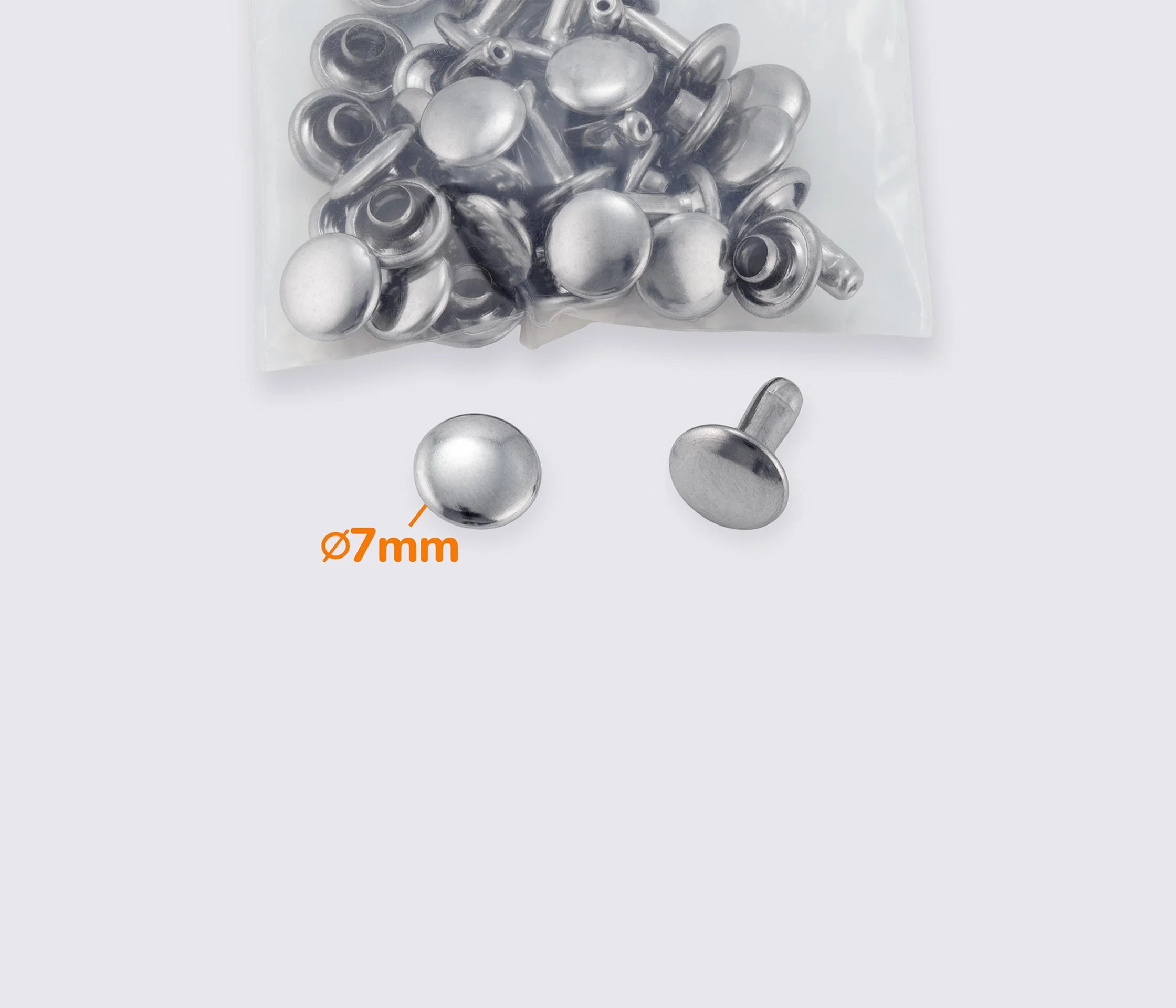 Хольнитены металлические 7*7 (20шт) MD-0143