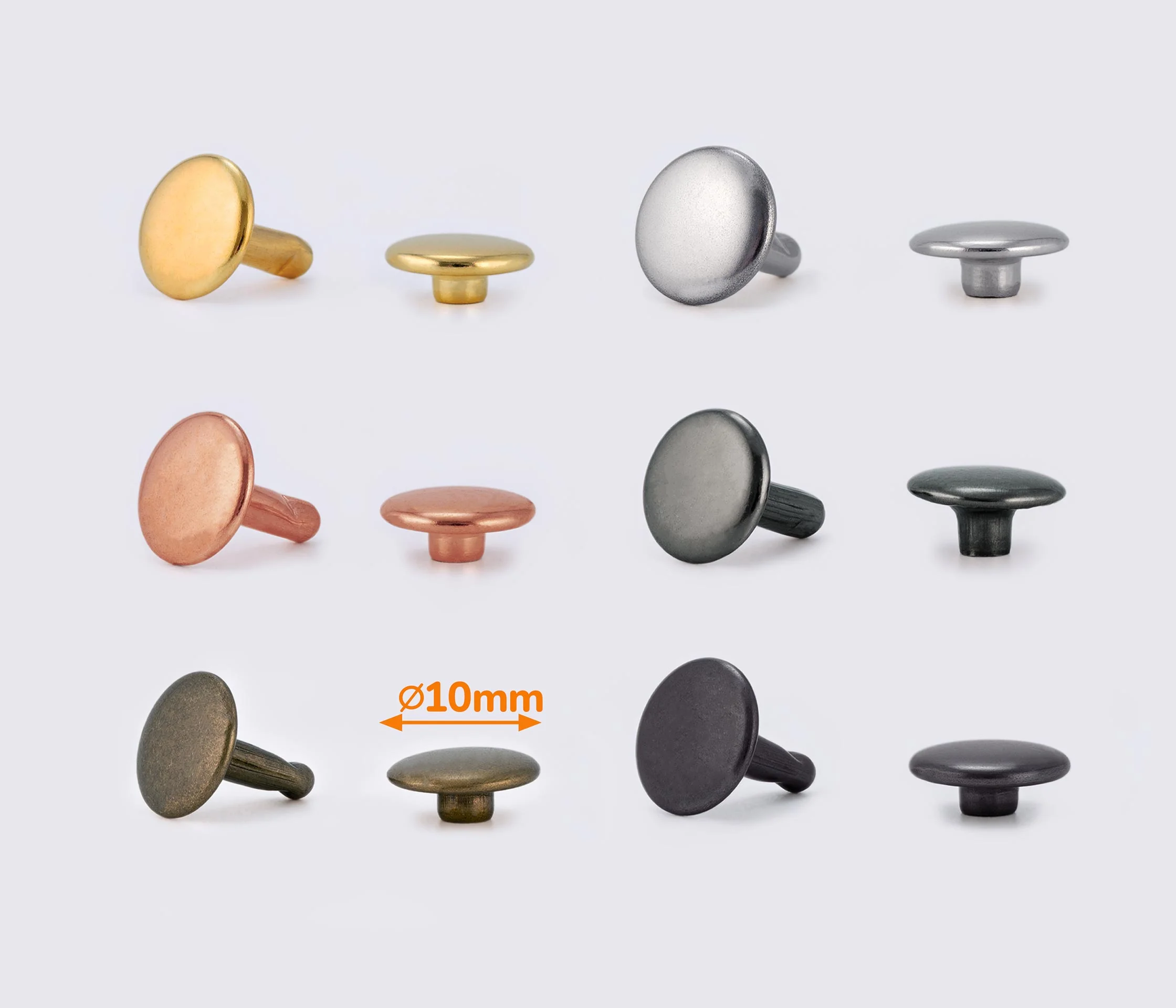 Хольнитены металлические 10*10 (20шт) MD-0145