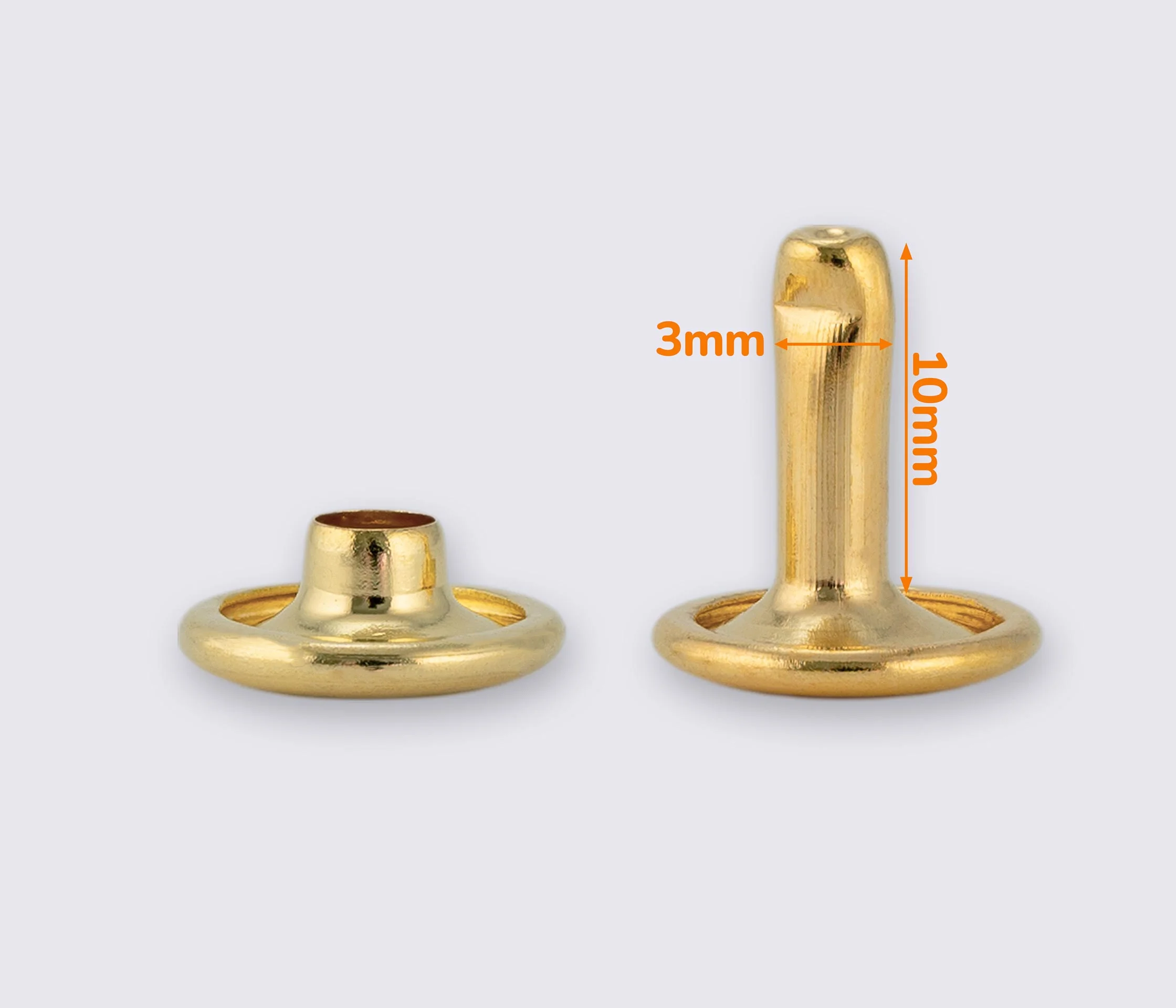 Хольнитены металлические 10*10 (20шт) MD-0145