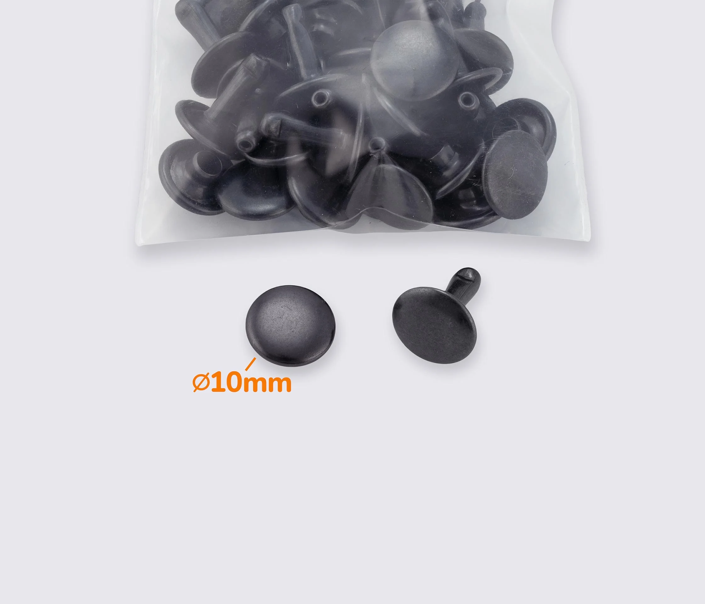 Хольнитены металлические 10*10 (20шт) MD-0145