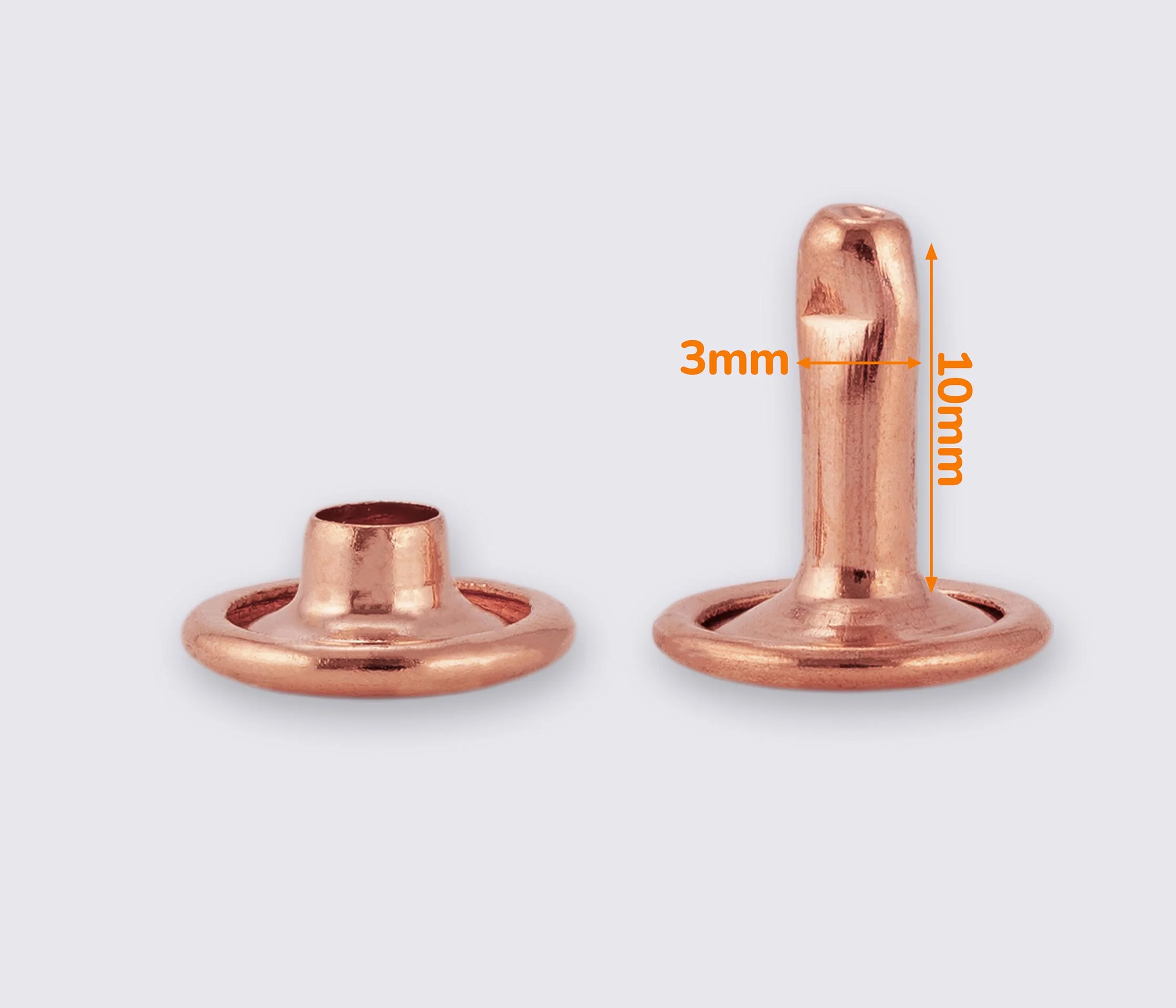 Хольнитены металлические 10*10 (20шт) MD-0145
