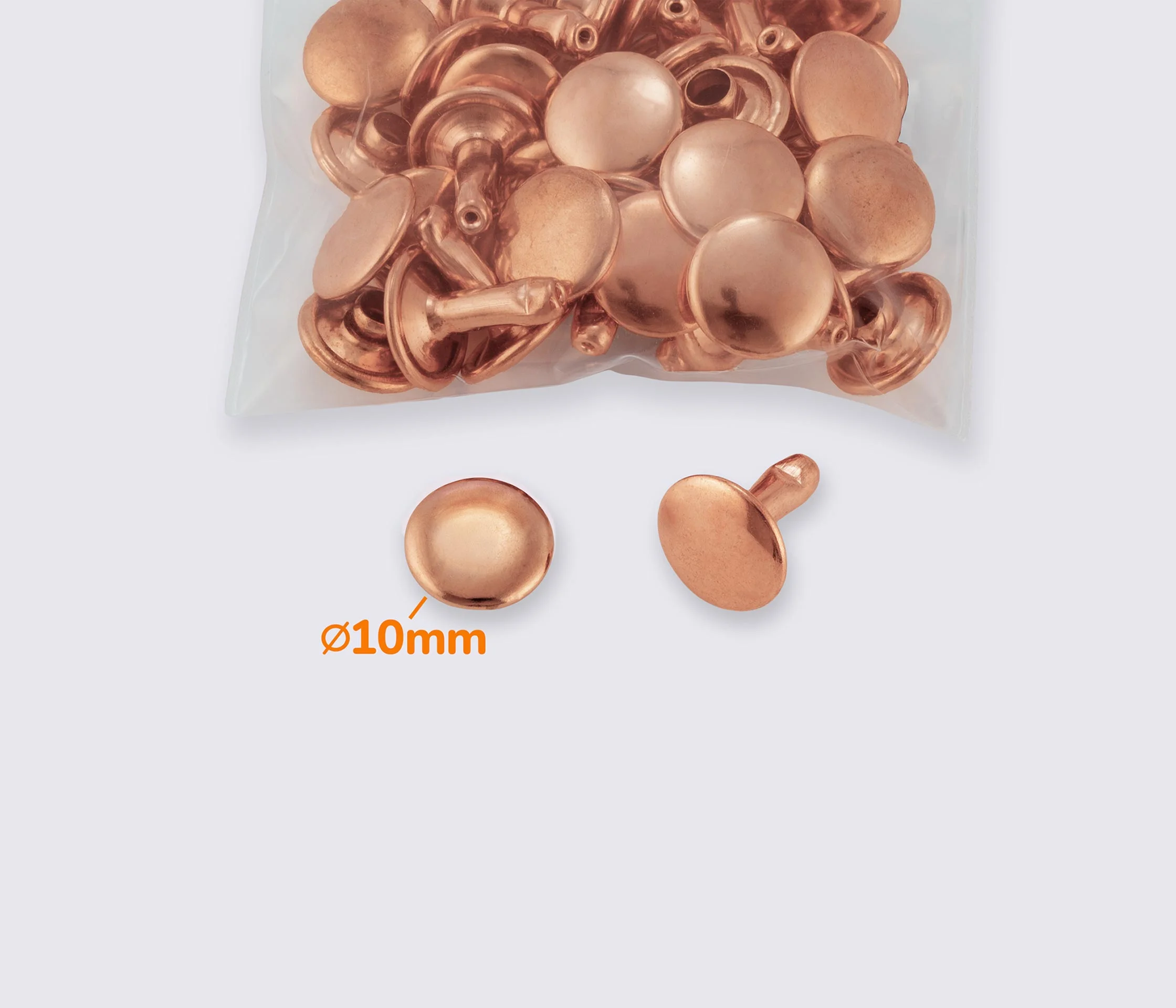 Хольнитены металлические 10*10 (20шт) MD-0145