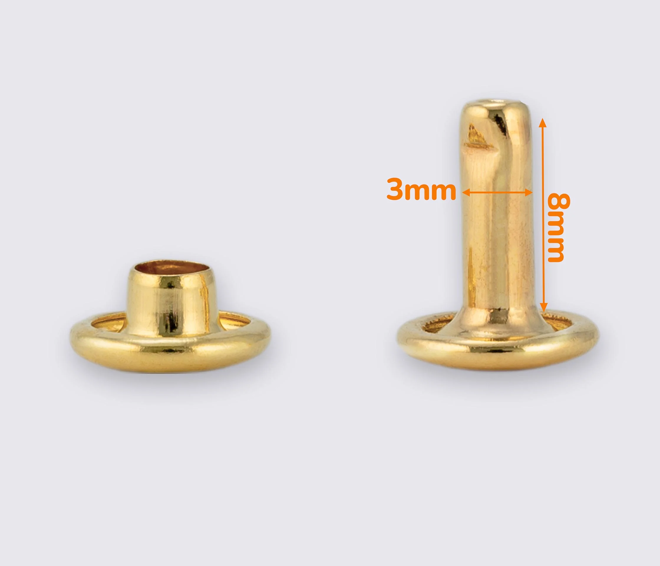 Хольнитены металлические 8*8 (20шт) MD-0144