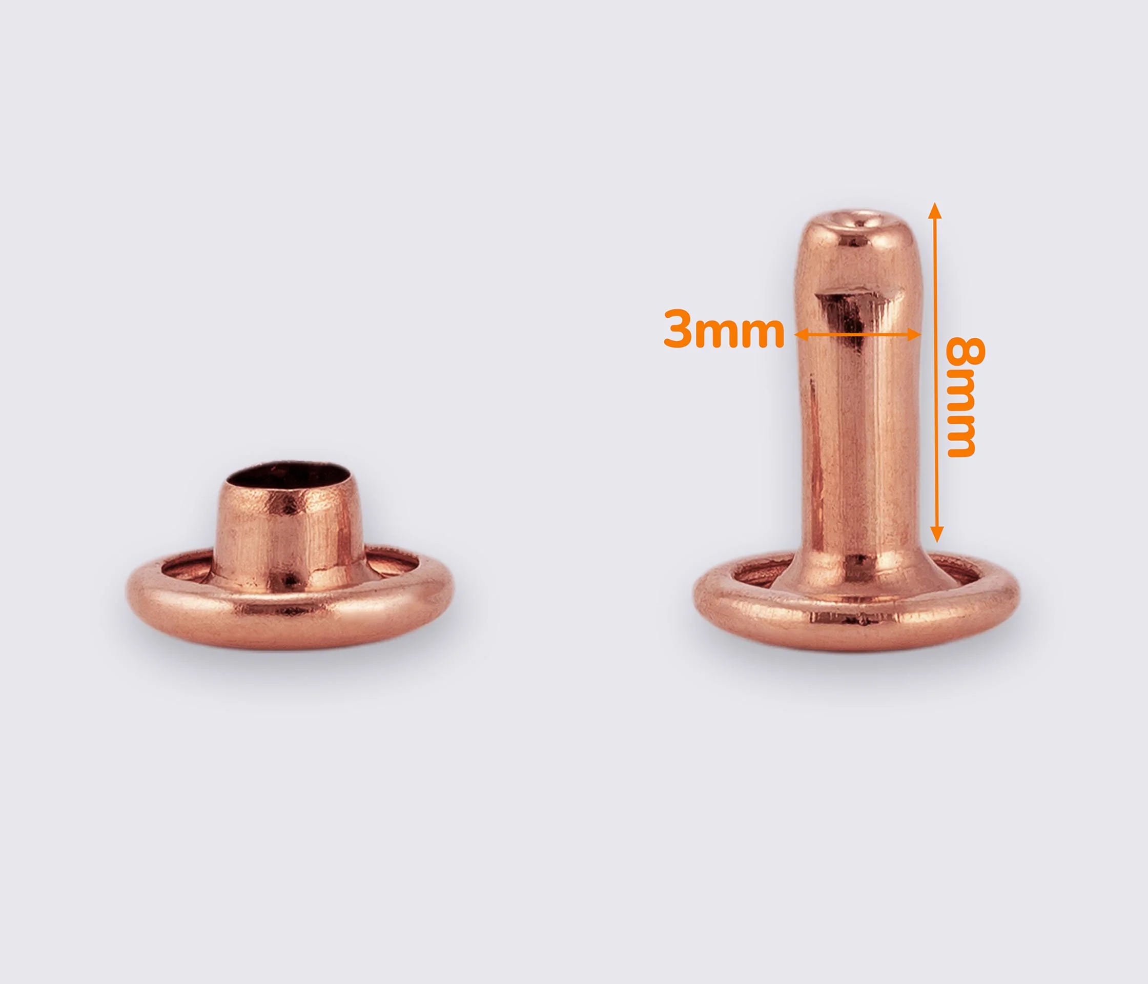 Хольнитены металлические 8*8 (20шт) MD-0144