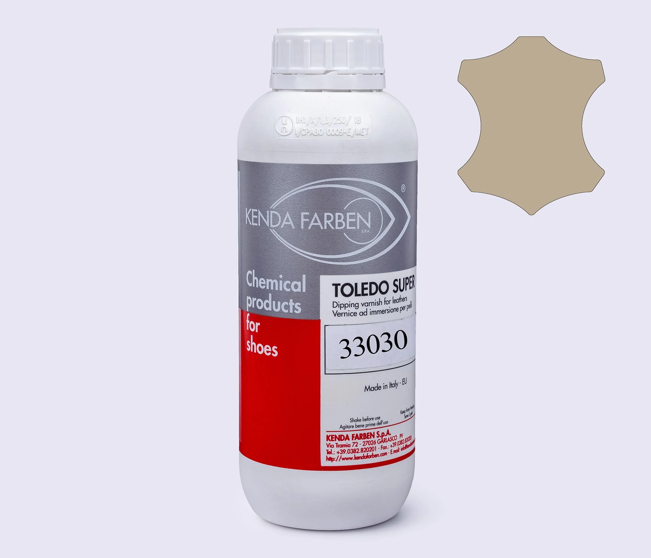 Фарба спиртова для шкіри TOLEDO SUPER «Толедо», 1л. 