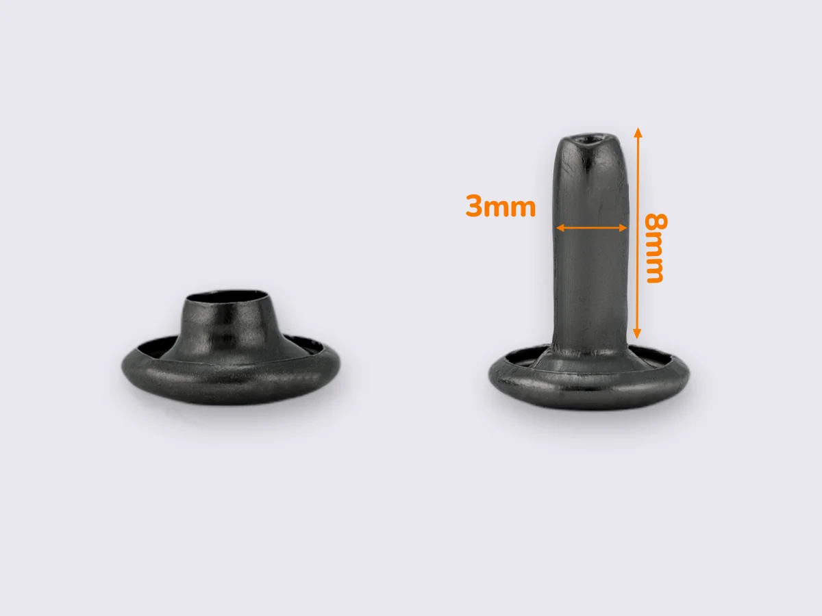 Хольнитены металлические 8*8 (20шт) MD-0144