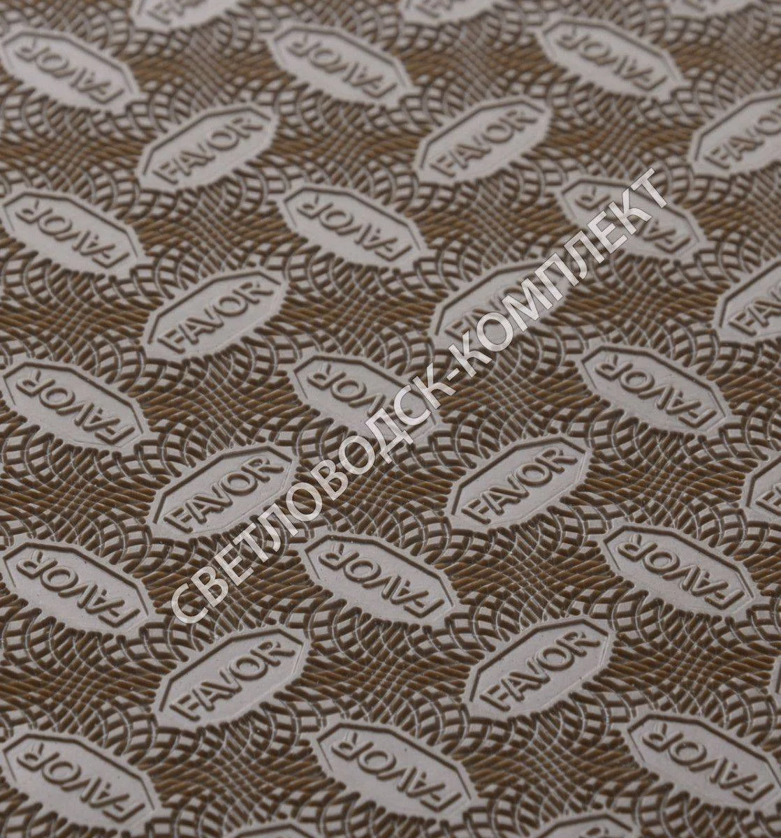 Гума набоєчна FAVOR, р. 570*380*6мм, кол. світло-коричневий (6) light brown
