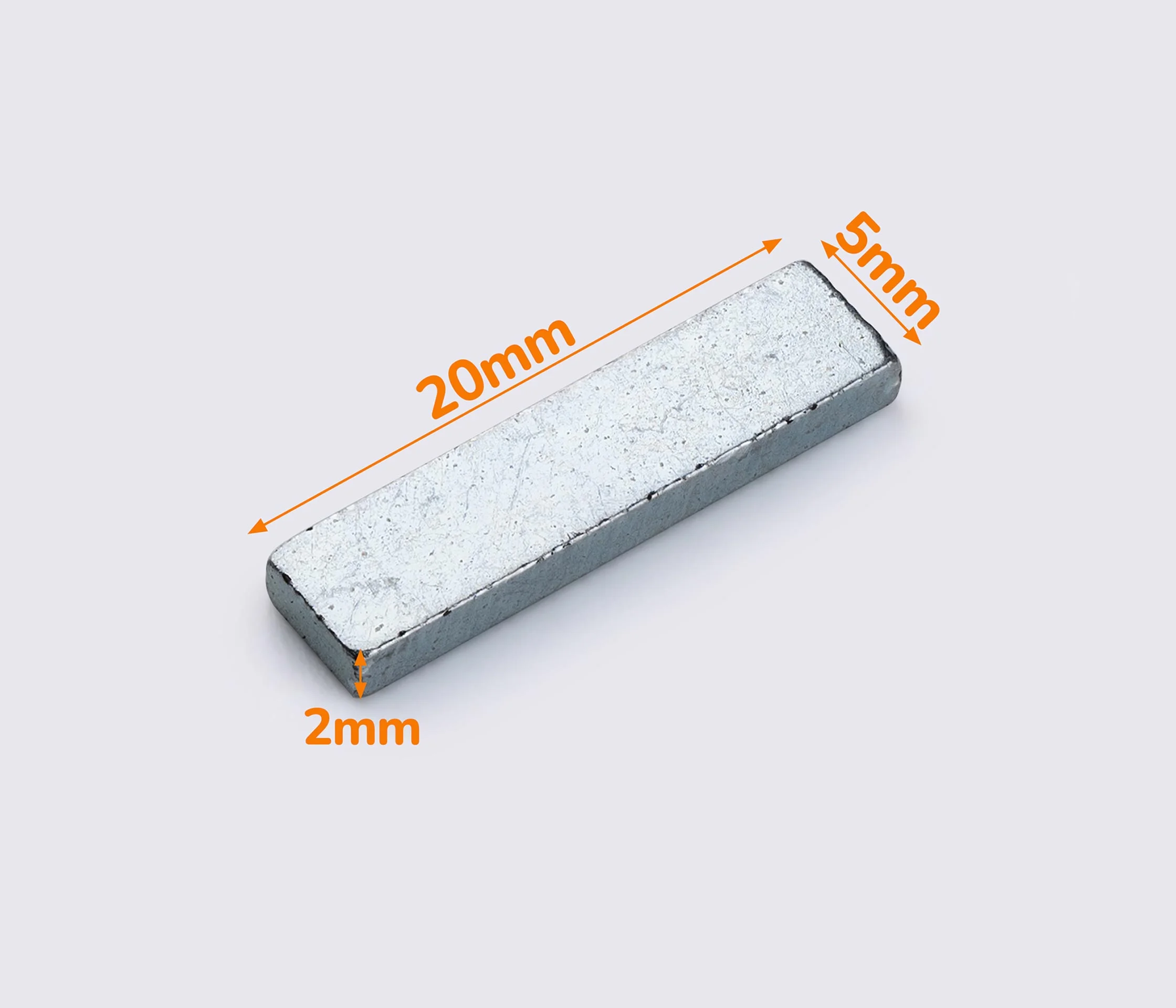 Уценка - Магнит потайной, прямоугольный 20*5*2мм, 88-229