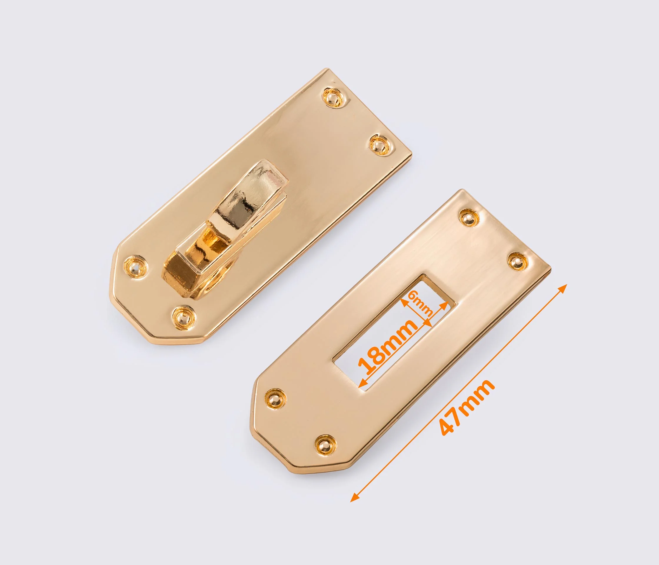 Замок для сумки 54мм 88-310