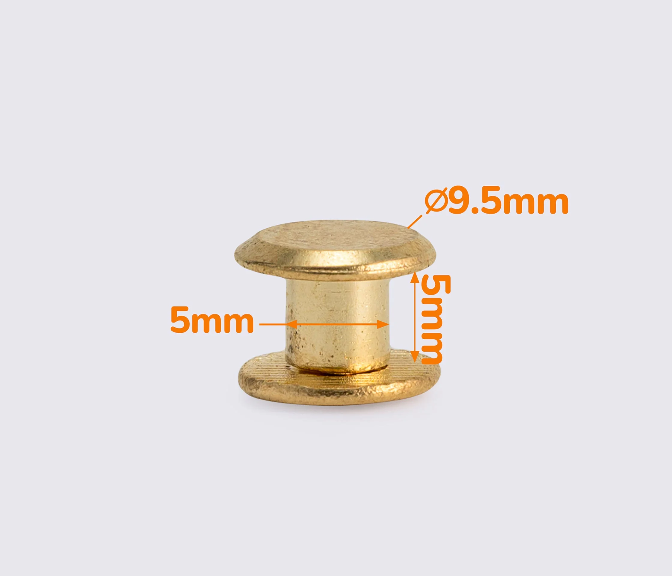 Винт ременной 9.5*5*5мм (SS-1409)