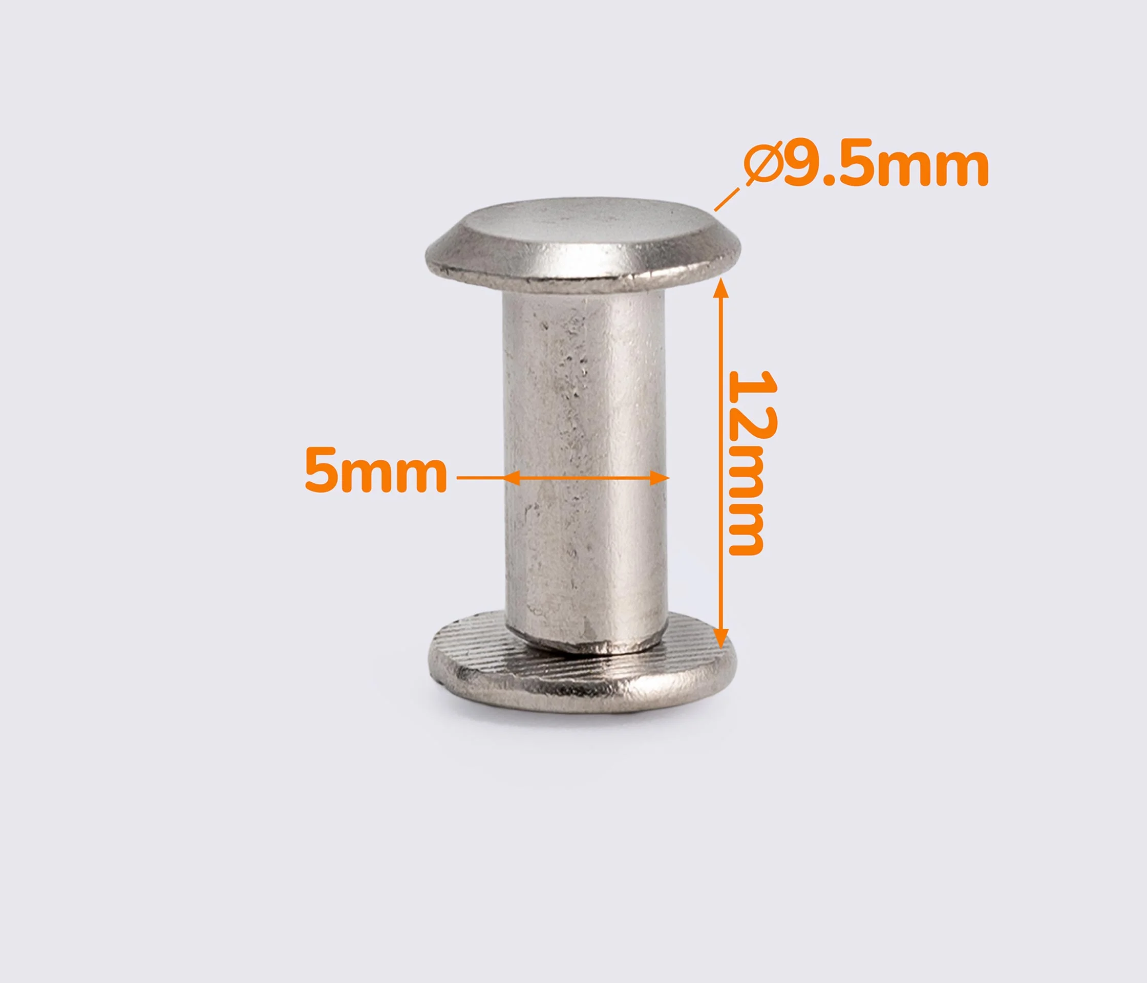 Винт ременной 9.5*5*12мм (SS-1414)