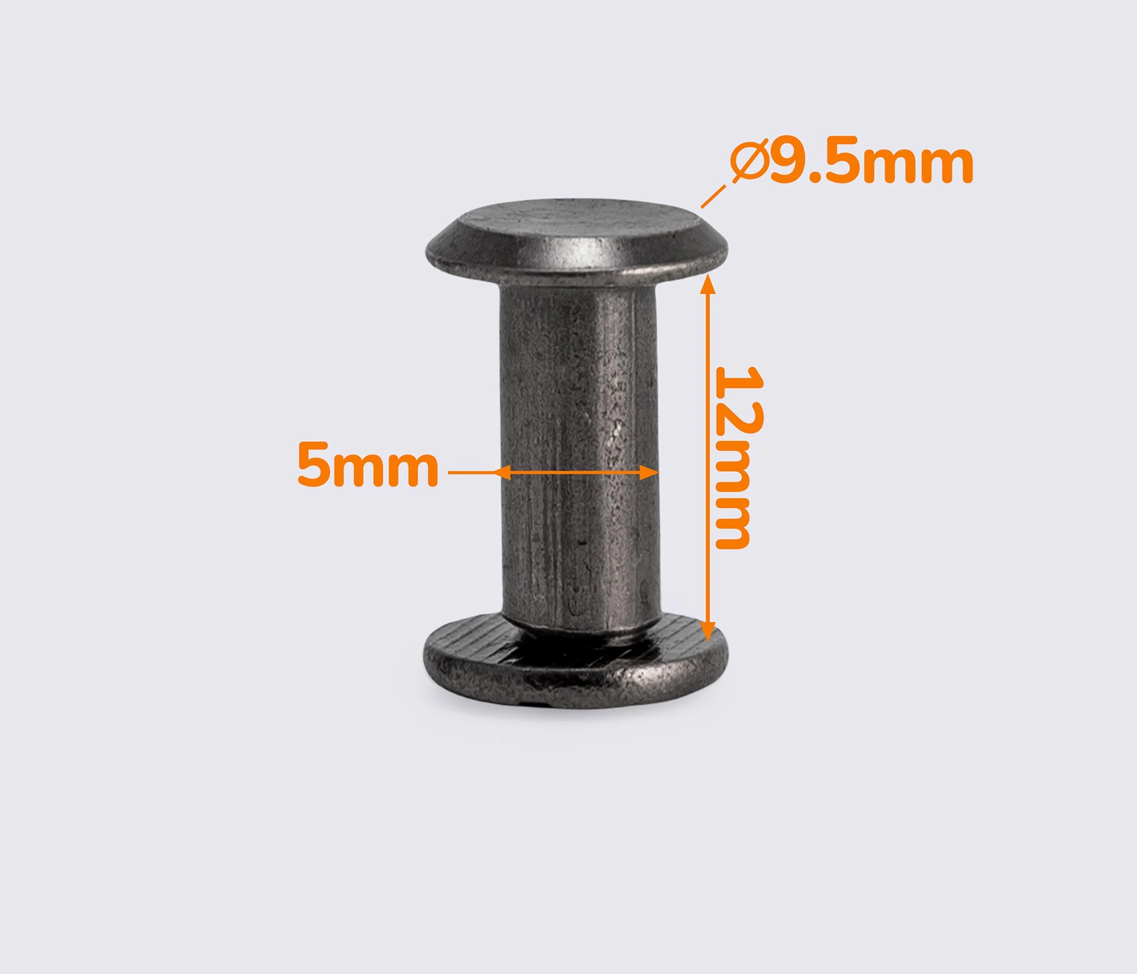 Винт ременной 9.5*5*12мм (SS-1414)