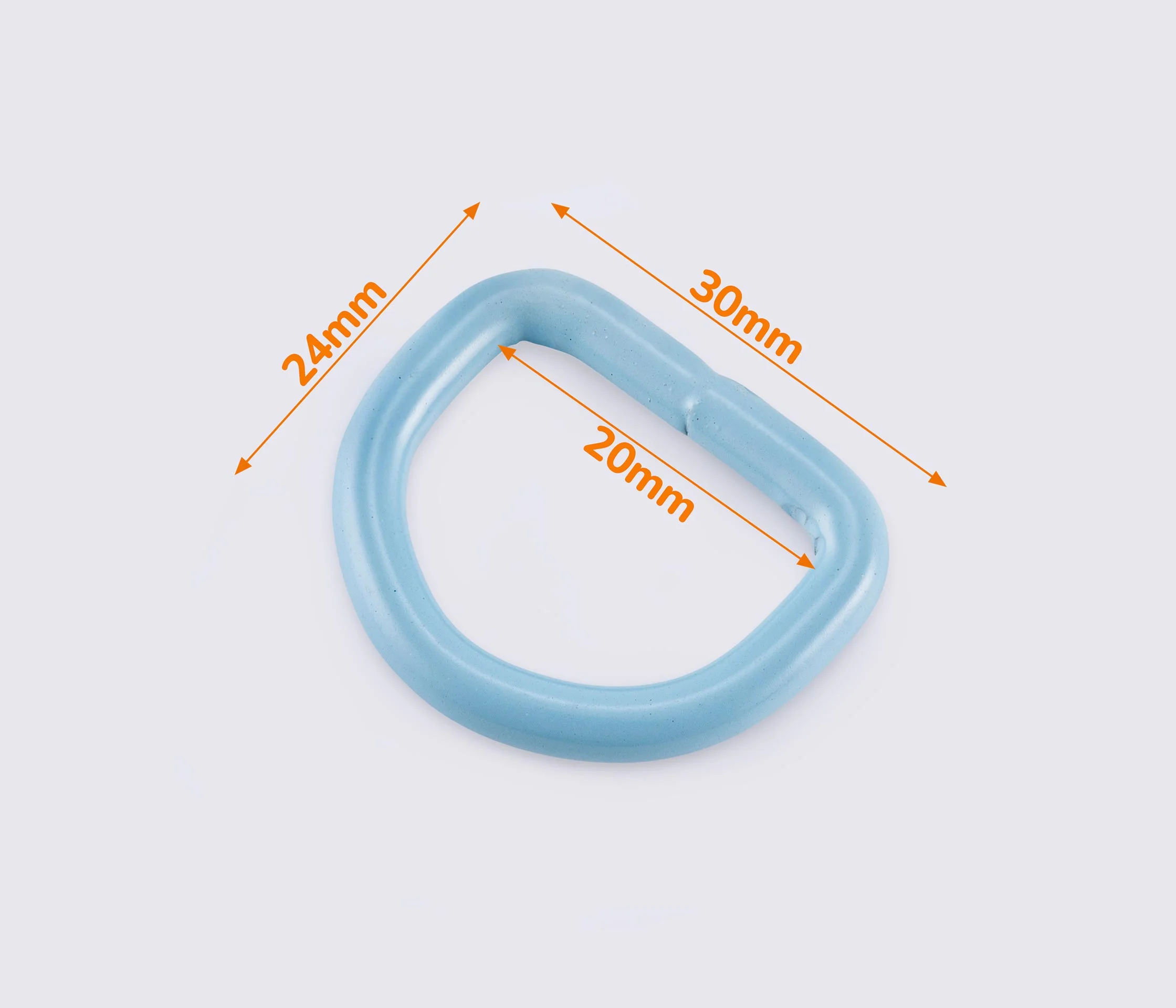 Півкільце металеве 20мм MD-0198