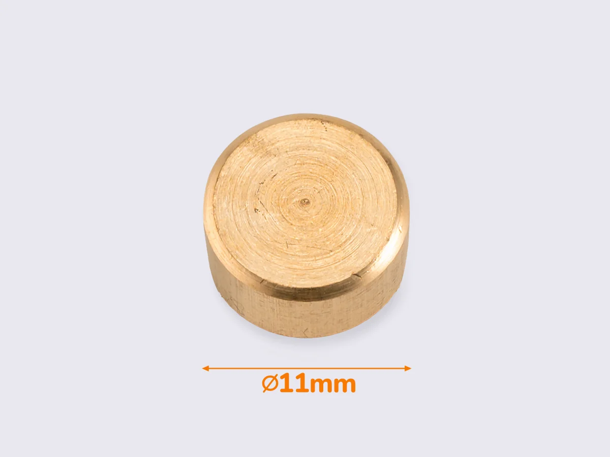 Ножка латунная 11*6мм (50-А638)