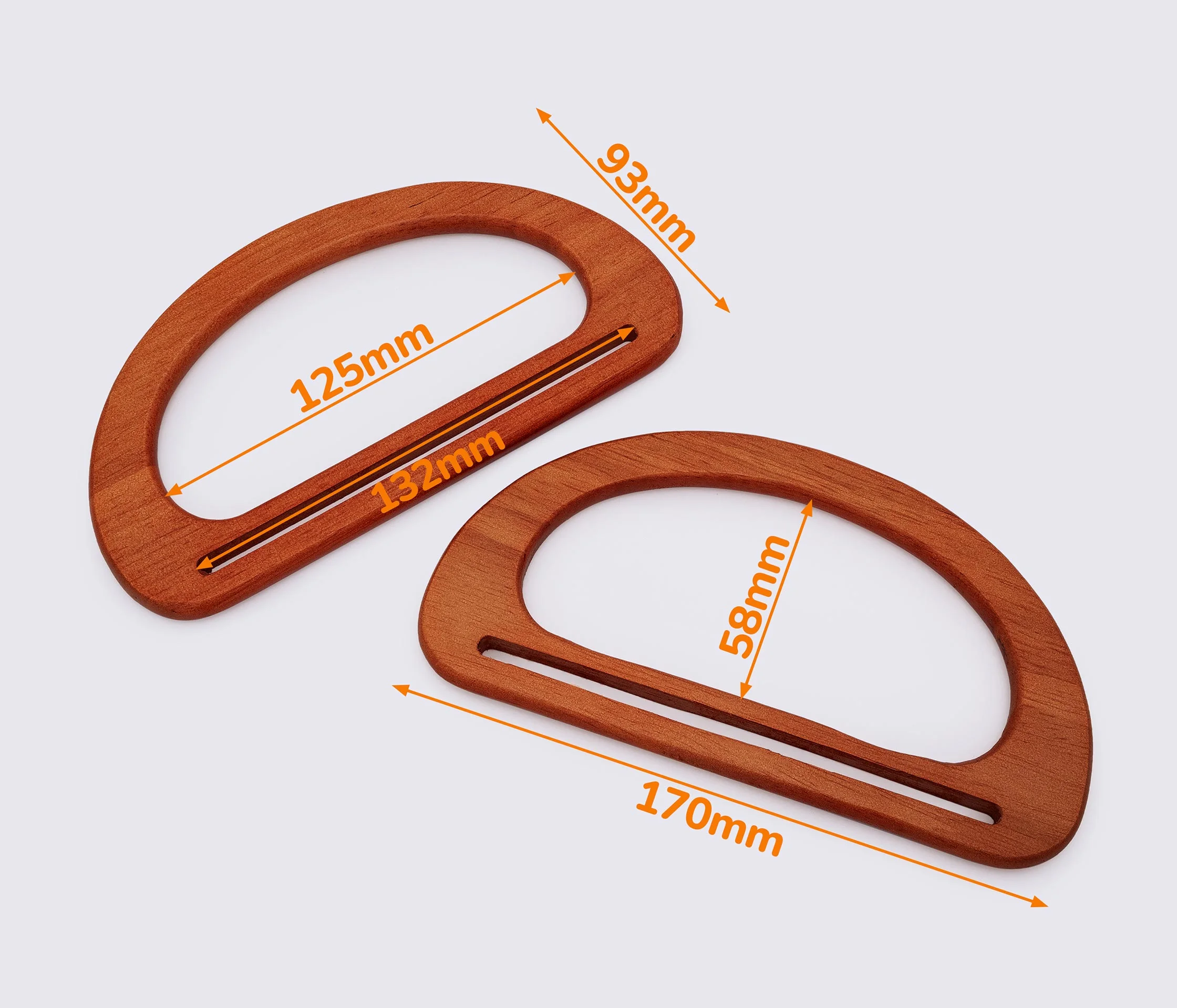 Дерев'яні ручки для сумки 17*9.3cm (GG-234)